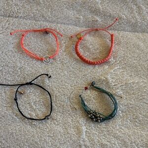 Set of 4 Pura Vida Bracelets